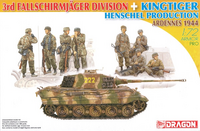 3rd Fallschirmdivision + King Tiger (Ardennes 1944)  1/72