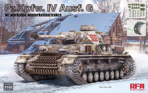 PzKpfw IV Ausf.G with Workable Winterketten  1/35
