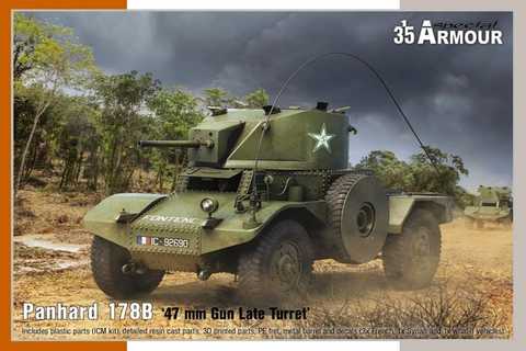 Panhard 178B ’47mm Gun Late Turret  1/35