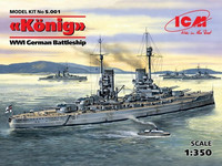 König German WWI Battleship  1/350