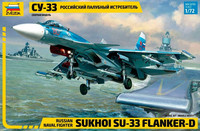 Sukhoi Su-33 Flanker-D Russian Naval Fighter 1/72
