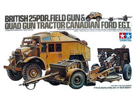 British 25Pdr Field Gun & Canadian Ford F.G.T Quad Gun Tractor 1/35