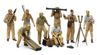 Africa Korps Luftwaffe Artillery Crew Set 1/35