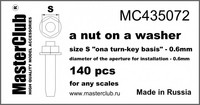 A nut on A washer, Size S "on A Turn-Key basis" - 0.6mm