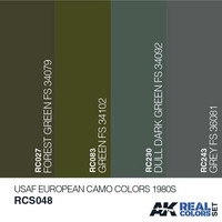 USAF EUROPEAN CAMO COLORS 1980S
