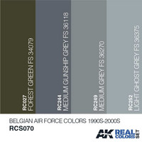 BELGIAN AIR FORCE COLORS 1990S-2000S