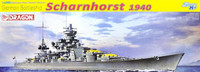 German Battleship Scharnhorst 1940  1/350