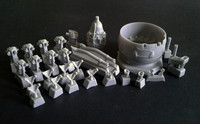Gloster Gladiator Mk.II Engine & Cowl for ICM Kit  1/32