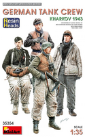 German Tank crew Kharkov 1943 (with Resin Heads!)