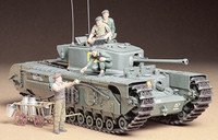 Churchill Mk.VII British Tank with 6 Figures	1/35