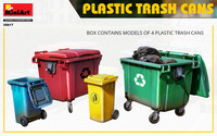 Plastic Trash Cans  1/35