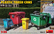 Plastic Trash Cans  1/35