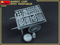 Market Cart with Vegetables  1/35