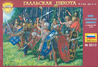 Gallic Infantry 40 Figures  1/72