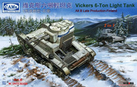 Vickers 6t Light Tank Alt B Late Production FINLAND with Interior Parts