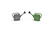Plastic Watering Cans (2 kpl)  1/35