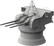 Battleship Yamato 15.5cm Gun Turret 1/35