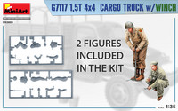 1.5t 4x4 G7117 Cargo Truck with Winch  1/35