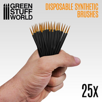 Disposable Synthetic Brushes (25kpl)