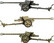 German 7.5cm Pak40  with 4 Figures