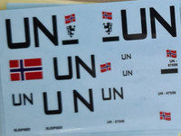 Pasi siirtokuva-arkki #16 Norwegian UN