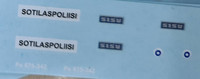 Pasi siirtokuva-arkki #8 Finnish military police SPOL