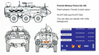 Pasi siirtokuva-arkki #9 Finnish military police SPOL