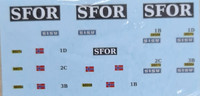 Pasi siirtokuva-arkki #47 Norwegian SFOR