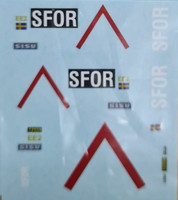 Pasi siirtokuva-arkki #42 Swedish SFOR