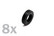 Truck Rubber Tyres (8kpl)  1/24