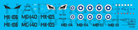 Decals for MiG-21 bis/UM Finnish Air Force  1/72