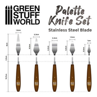 Palette Knifes (Set 5 pcs.)