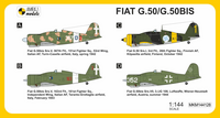 Fiat G.50/50bis Italian Arrow (Suomitunnukset)  1/144