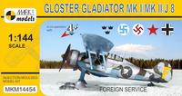 Gloster Gladiator Mk.I/Mk.II/J8 (Suomitunnukset)  1/144