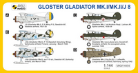 Gloster Gladiator Mk.I/Mk.II/J8 (Suomitunnukset)  1/144