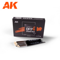 Dry Brushes Set ( 4 Brushes )