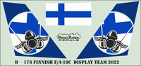 Finnish McDonnell-Douglas F/A-18C Display Team 2022  1/48