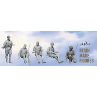 T-34/85, Composite Turret Zavod 112 & 5 Resin Figures  1/35
