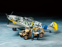 Messerschmitt Bf109 G-6 & Kübelwagen Type 82 Set  1/48