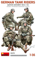 German Tank Riders Winter Uniform (4 Figures)  1/35