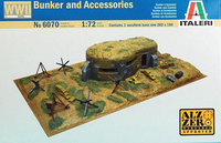 Bunker and Accessories WWII	 1/72