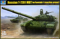 Russian T-72B1 with Kontakt 1 reactive armor  1/16