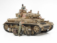 PzKpfw IV Ausf.F & Motorcycle, North Africa  1/35
