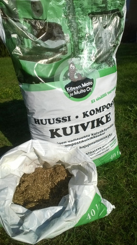 Huussi-kompostikuivike 40 litraa pakkaus, sisältää rahdin