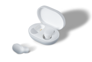 Mi True Wireless Earbuds, langattomat Bluetooth 5.0 in-ear kuulokkeet latauskotelolla - valkoinen