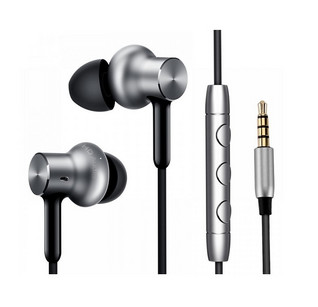 Mi In-Ear Headphones Pro HD - 3,5mm litännällä olevat langalliset in-ear kuulokkeet, väri : hopea