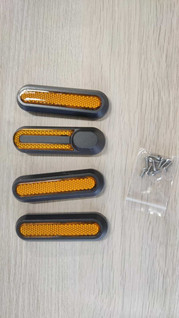 Xiaomi Mi -sähköpotkulaudan etu ja taka sivuheijastimet 4kpl