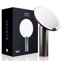 Amiro O-Series HD Daylight Mirror rechargeable Purelux LED-meikkauspeili - Black