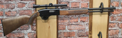 22Lr. Winchester Model 190 puolari, kunto hyvä, kiikari kuuluu hintaan.