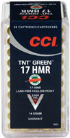 CCI TNT GREEN .17 HMR 1,05G 50PCS